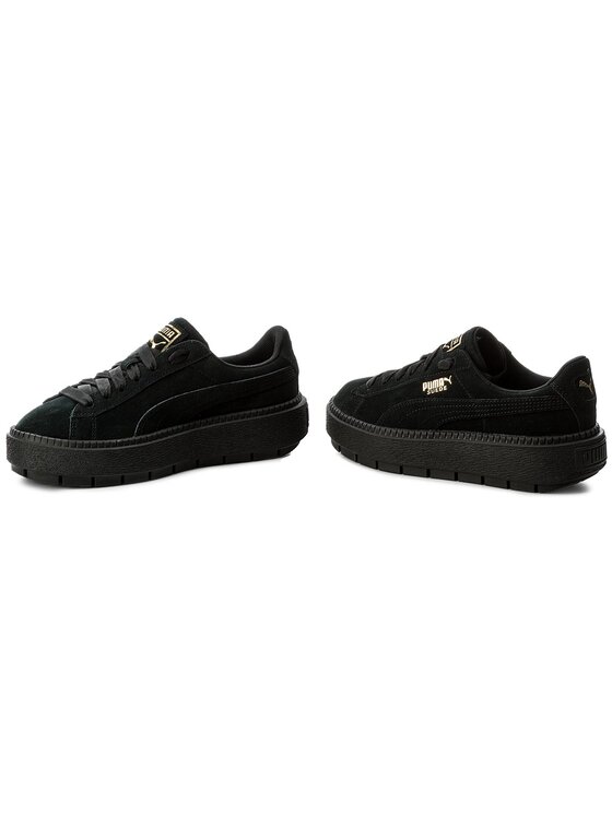 Puma platform black sale