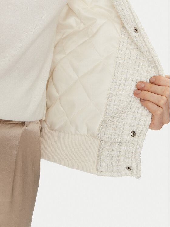 Guess Guess Átmeneti kabát W5RL10 WGVH2 Ekru Regular Fit