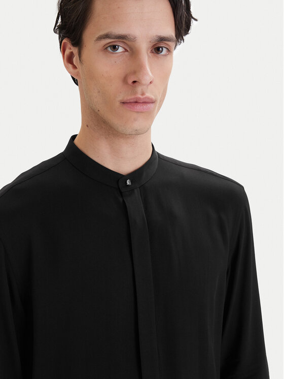 HUGO HUGO Ing Kaleb 50554719 Fekete Slim Fit