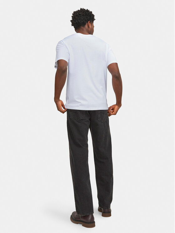 Jack & Jones Jack & Jones T-Shirt Paulos 12245087 Biały Standard Fit