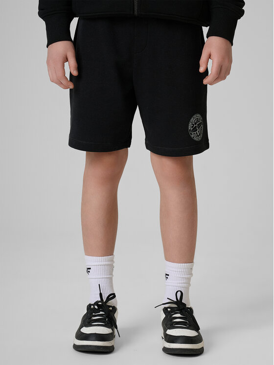 4F 4F Szorty sportowe WAVE RIDERS CLUB Czarny Regular Fit