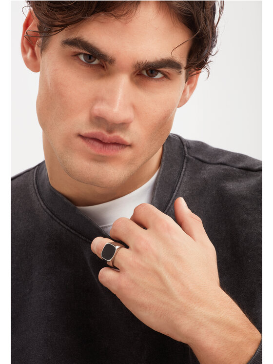 Breil Breil Anello EMBLEMS Nero