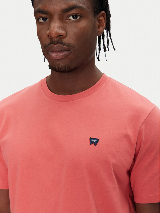 Wrangler Wrangler Тишърт Sign Off 112362687 Червен Regular Fit