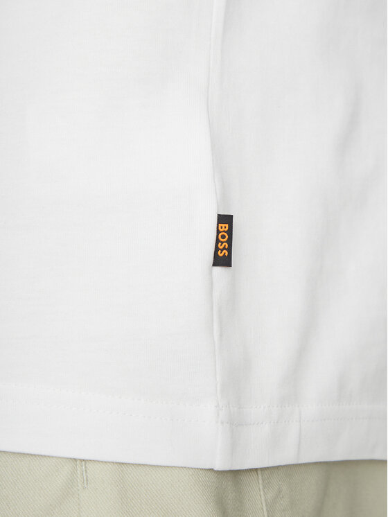 BOSS BOSS T-krekls Te_Spiderbat 50534924 Balts Regular Fit