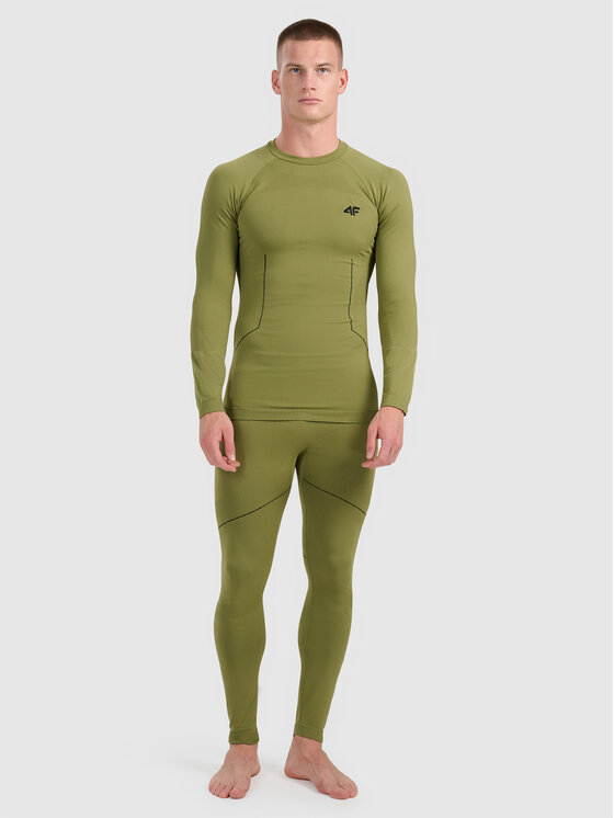 4F 4F Bielizna termoaktywna górna APRES SKI Khaki