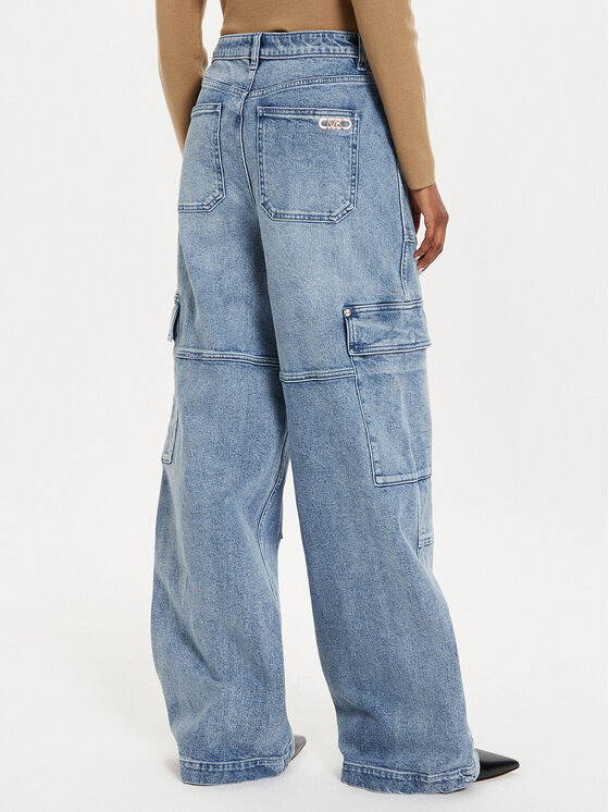 MICHAEL Michael Kors MICHAEL Michael Kors Джинси MT4905HEB1 Голубий Wide Leg