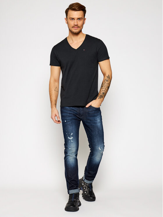 Tommy Jeans Tommy Jeans Футболка DM0DM04410 Чорний Regular Fit