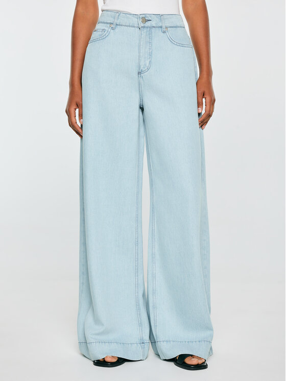 BIG STAR BIG STAR Jeansy COLETTE Niebieski Wide Fit