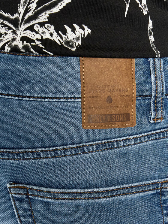 Only & Sons Only & Sons Džinsiniai šortai Ply 22018584 Tamsiai mėlyna Regular Fit