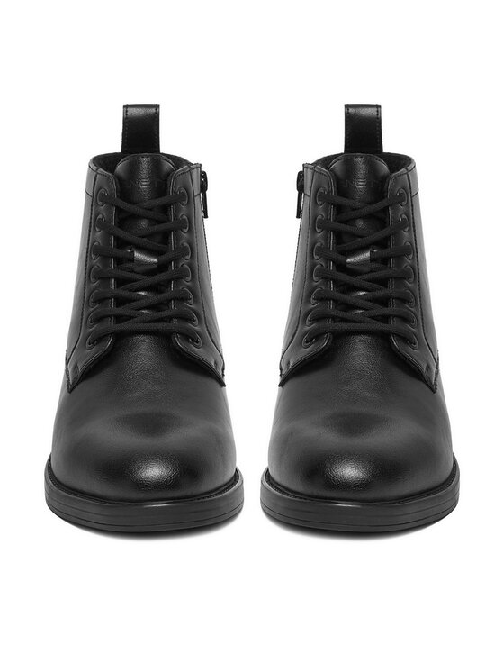Lanetti Lanetti Schnürschuhe CEO-STERN-01S MI08 Schwarz