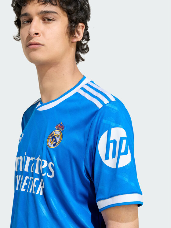 adidas adidas Koszulka techniczna Real Madrid 25/26 Third Jersey Błękitny Slim Fit