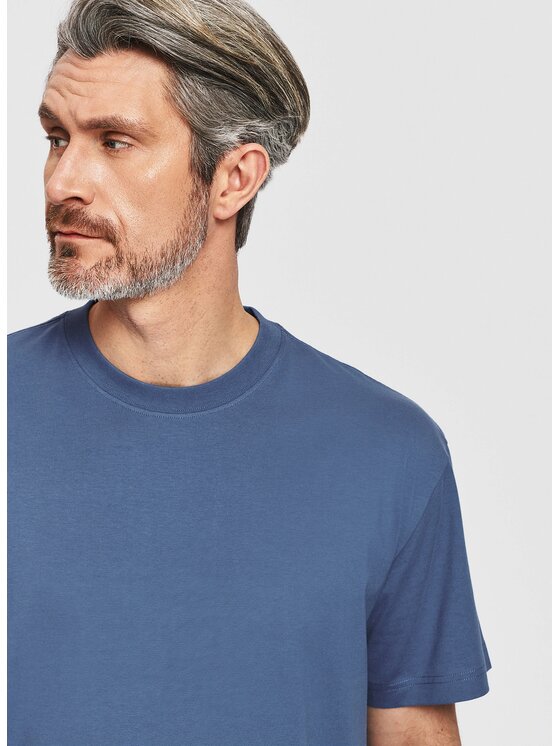 Pako Lorente Pako Lorente T-Shirt P26SF-TT-003 Niebieski Oversize