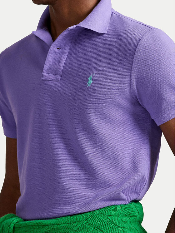 Polo Ralph Lauren Polo Ralph Lauren Polo marškinėliai 710782592028 Violetinė Regular Fit