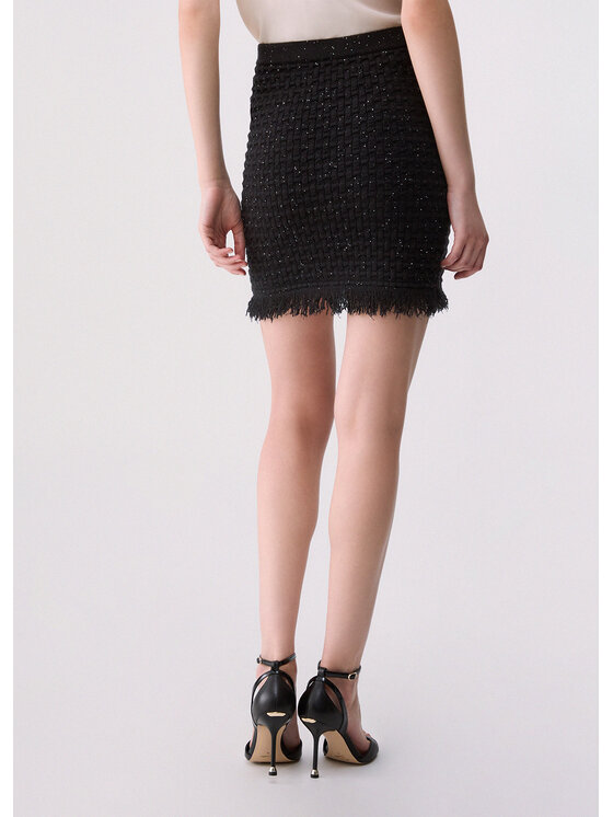 Liu Jo Liu Jo Spódnica mini CF6158MS05222222 Czarny Regular Fit