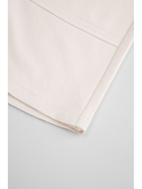 Coccodrillo Coccodrillo Bavlnené šortky WC6121501TGJ-003 Krémová Regular Fit
