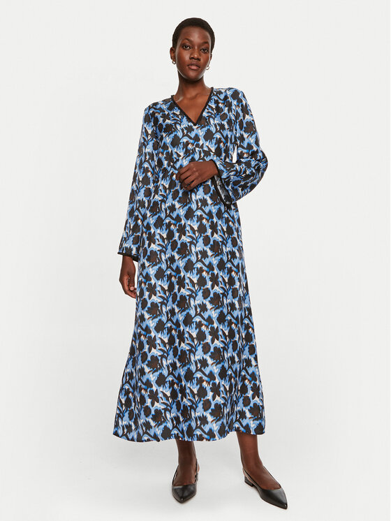 Munthe Munthe Košilové šaty Malaysia 243132324336 Modrá Loose Fit