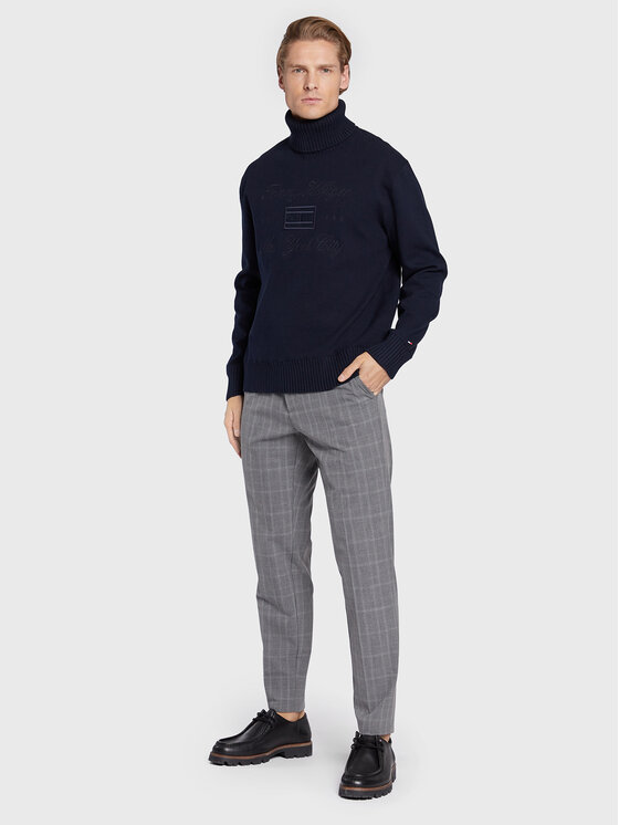 Tommy Hilfiger Tommy Hilfiger Dolcevita MW0MW27937 Blu scuro Loose Fit