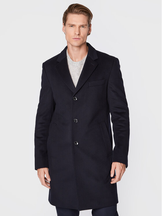 BOSS Boss Villane mantel H-Hyde-224 50479756 Tumesinine Slim Fit