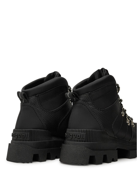 Desigual Desigual Schnürstiefeletten 24WSTY02 Schwarz