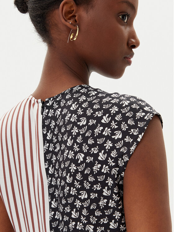 Marella Marella Vestito estivo Scopa 2513221362200 Nero Regular Fit