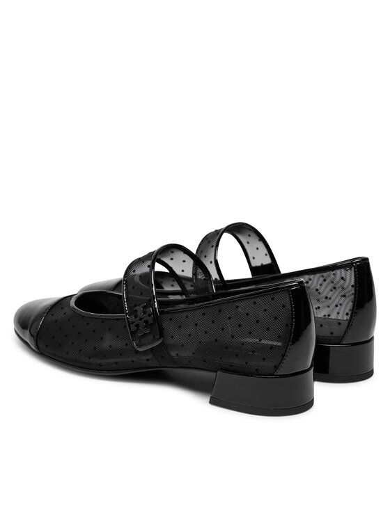 Tory Burch Tory Burch Μπαλαρίνες Cap-Toe Mary Jane 162496 Μαύρο
