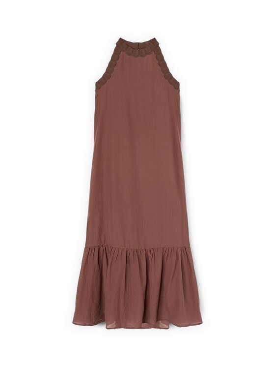 Motivi Motivi Abito da sera 7008W001569N022 Marrone Over Fit