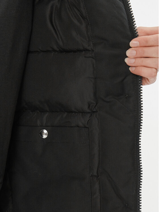 Tommy Hilfiger Tommy Hilfiger Parka WW0WW39864 Fekete Regular Fit