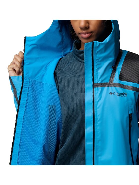 Columbia Columbia Kurtka outdoor 215483 Niebieski Regular Fit