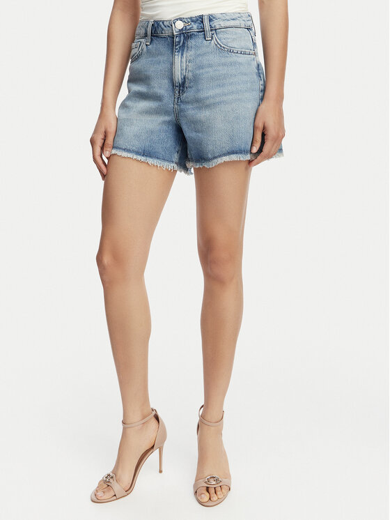 Guess Guess Farmer rövidnadrág W6GD74 D0726 Kék Regular Fit