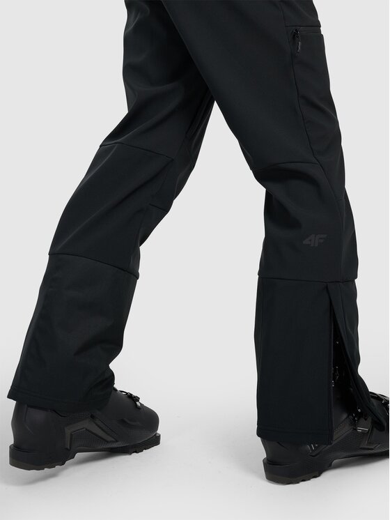 4F 4F Pantaloni da sci 4FWAW25TFTRM0926-20S Nero Regular Fit