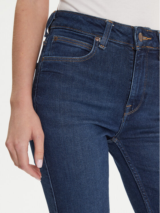 Lee Lee Džinsi Breese 112354456 Tumši zils Bootcut Fit
