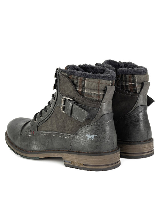 Mustang Mustang Schnürschuhe 4157-605 Grau