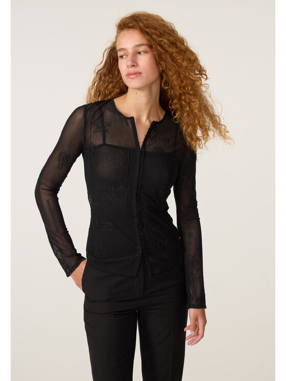 Fabienne Chapot Fabienne Chapot Bluzka 6973-509-174 Czarny Regular Fit