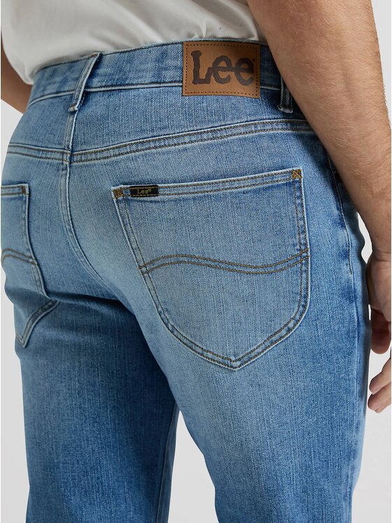 Lee Lee Jeansy RIDER Niebieski Slim Fit