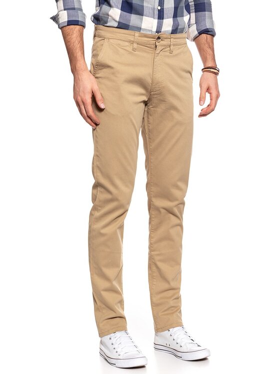 Wrangler Wrangler Pantaloni chino CHINO Giallo Slim Fit