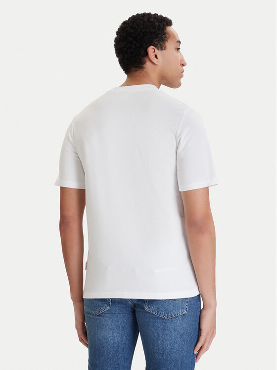 Jack & Jones Jack & Jones Tricou Fusion 12289880 Alb Regular Fit