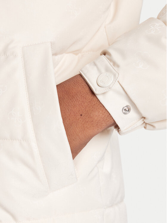 Guess Guess Μπουφάν χειμωνιάτικο M5BL0B W2322 Εκρού Relaxed Fit