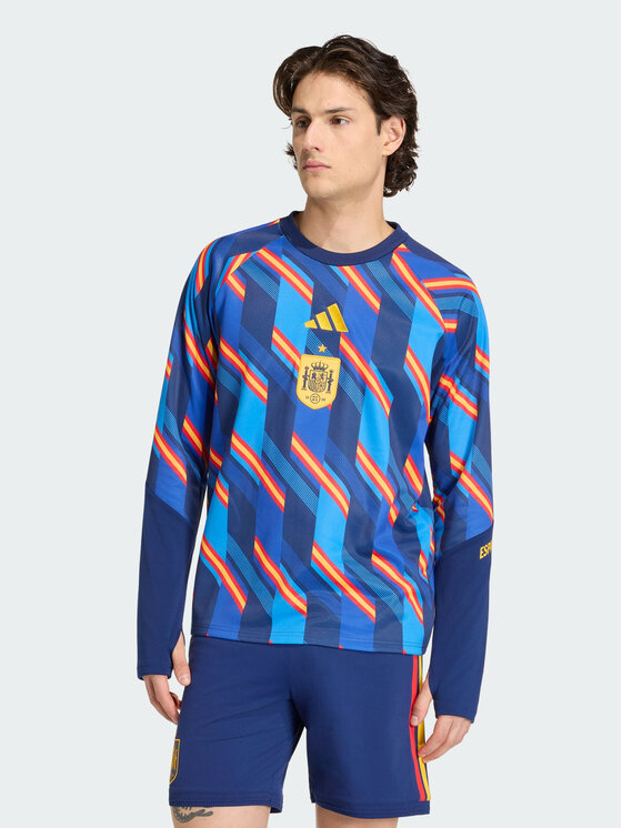 adidas adidas Bluza techniczna 169970 Niebieski jasny Regular Fit