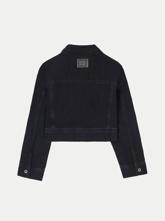 Mayoral Mayoral Kurtka jeansowa 6405 Czarny Regular Fit