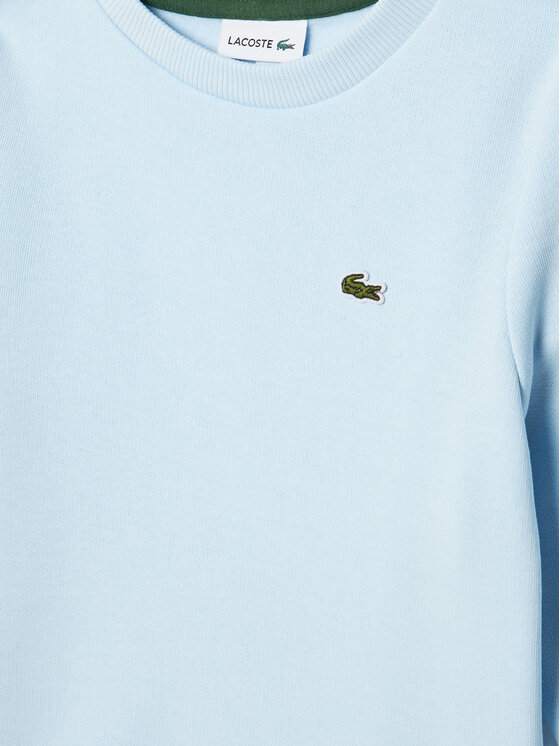 Lacoste Lacoste Bluză SJ5284 Albastru celest Regular Fit