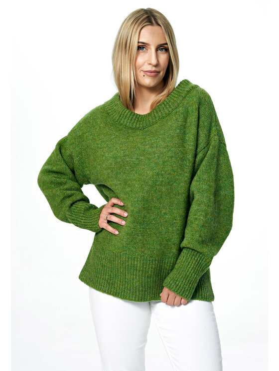 FIGL FIGL Πουλόβερ M882 Πράσινο Oversize
