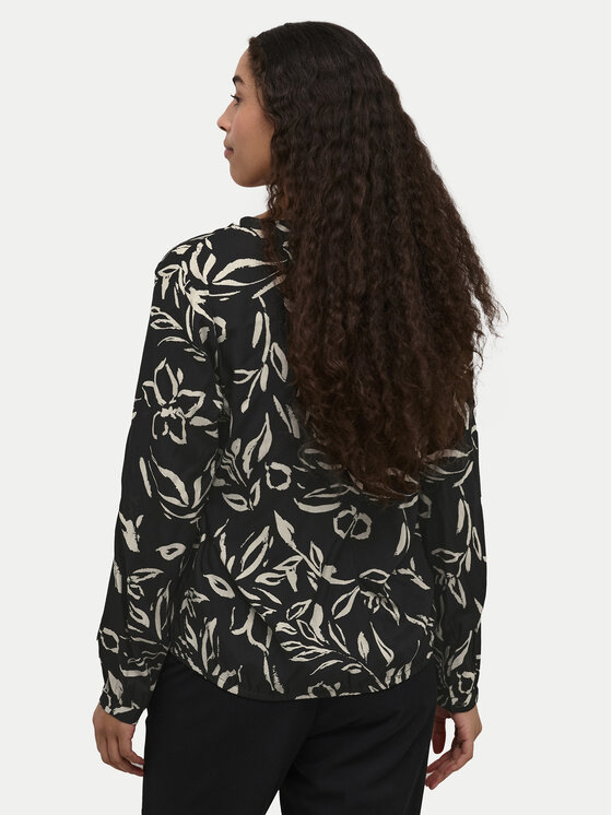 Kaffe Kaffe Blúz Ditte 10507919 Fekete Regular Fit