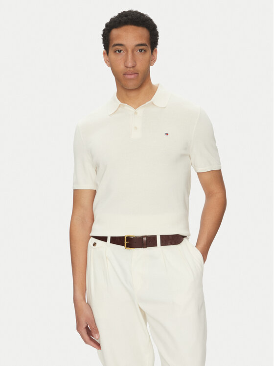 Tommy Hilfiger Tommy Hilfiger Polokošeľa Essential MW0MW37396 Béžová Regular Fit