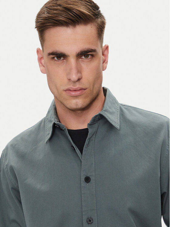 Calvin Klein Jeans Calvin Klein Jeans Сорочка J30J323255 Сірий Relaxed Fit