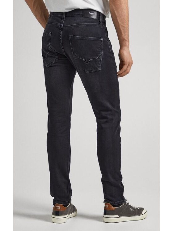 Pepe Jeans Pepe Jeans Kalhoty z materiálu PM206328XF82 000 Černá Regular Fit