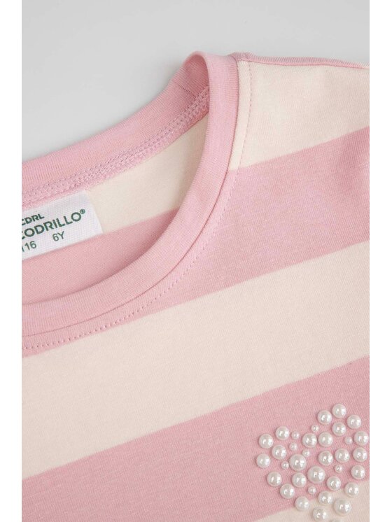 Coccodrillo Coccodrillo Každodenné šaty WC6129103HGK-007 Ružová Regular Fit