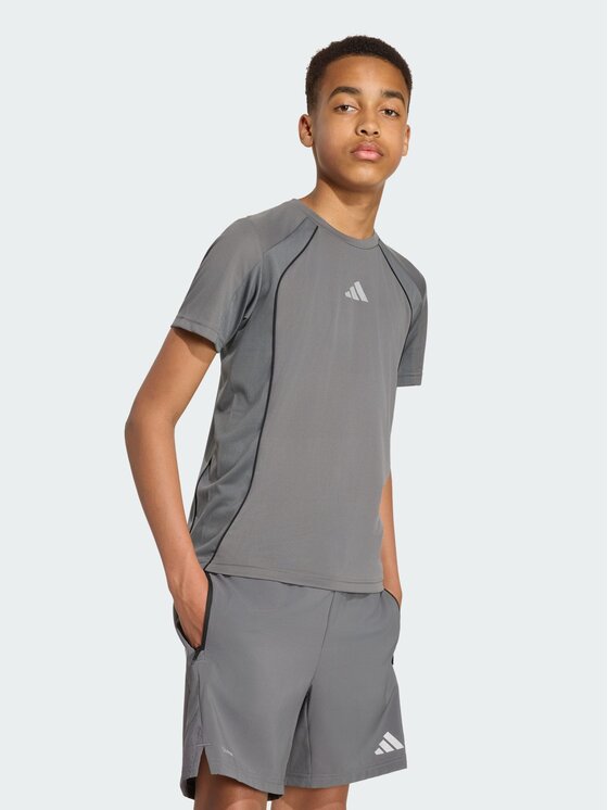 adidas adidas Koszulka techniczna 168922 Szary Regular Fit