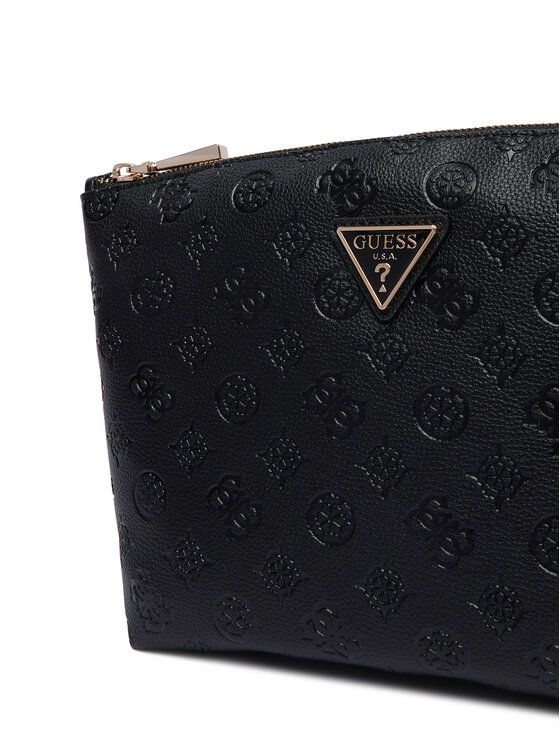 Guess Guess Kosmētikas somiņa Lenwood Travel TWDP21 02965 Melns