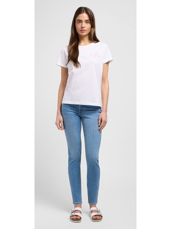Lee Lee Jeansy Scarlett Niebieski Skinny Fit