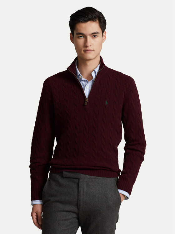 Polo Ralph Lauren Polo Ralph Lauren Pulover 710876766007 Vișiniu Regular Fit